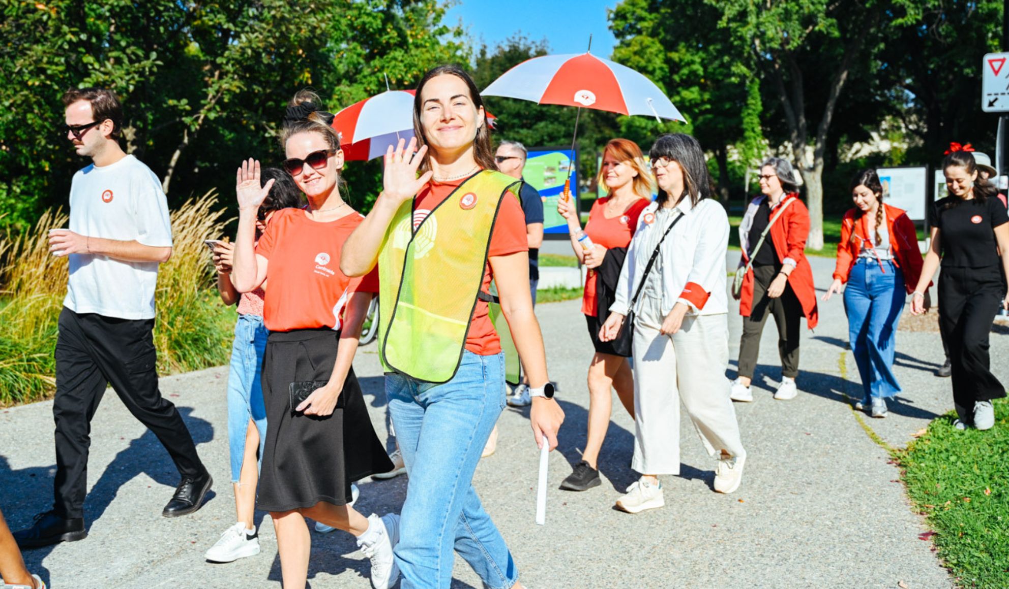 Photo équipe Centraide lors du lancement de campagne