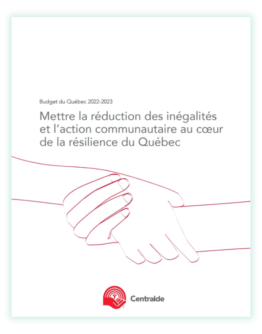 Mémoire - Mettre la réduction des inégalités et l'action communautaire au coeur de la résilience du Québec