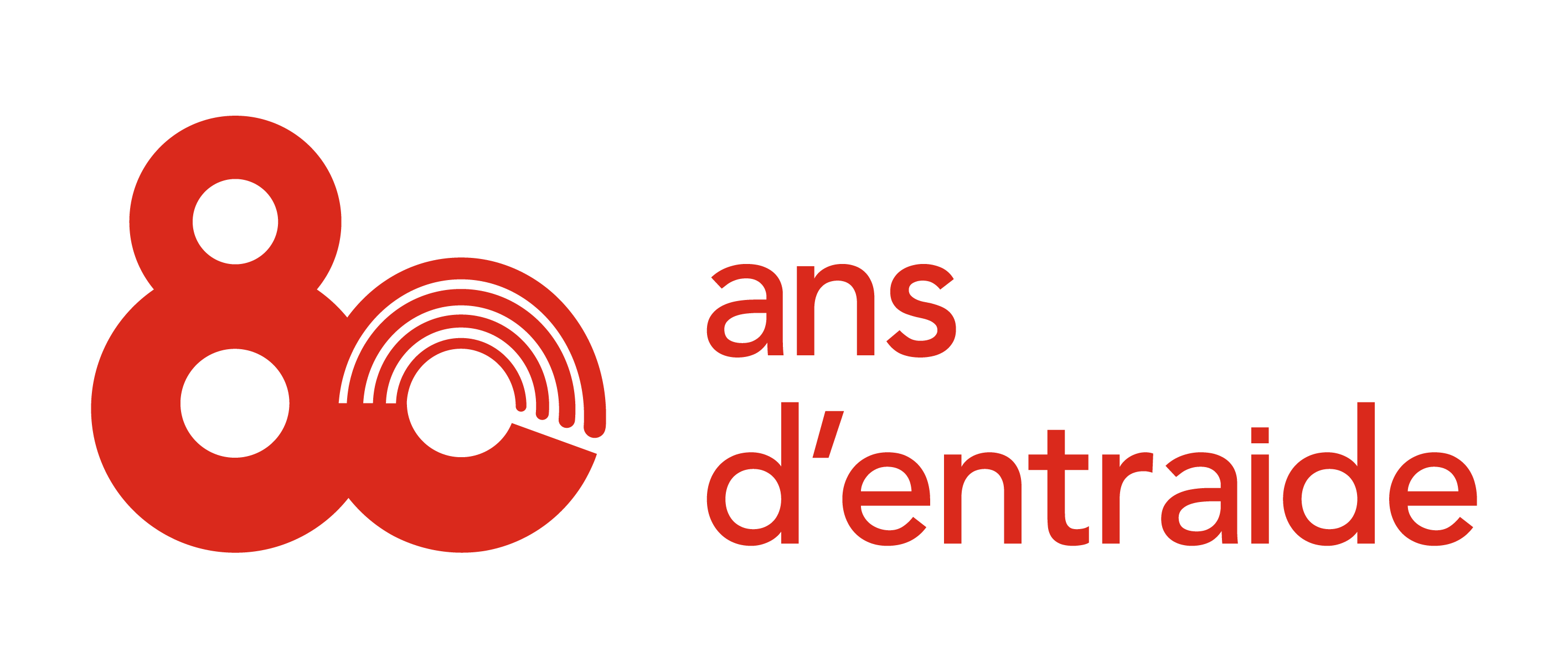 80 ans d'entraide Logo