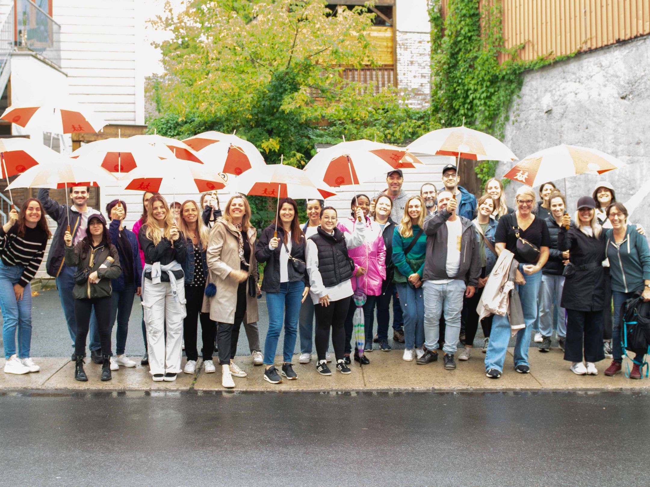 Photo équipe Centraide lors d'une tournée communautaire